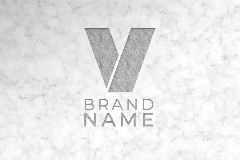 Engraved Logo with Marble Surface