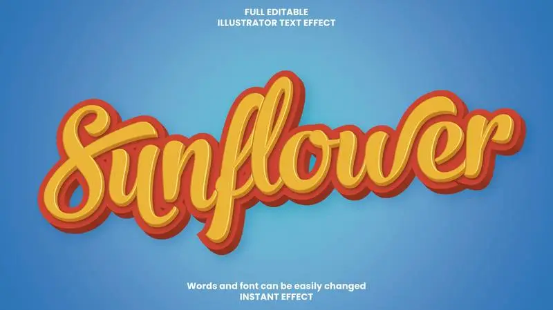 Cheerful Text Effect in 3D