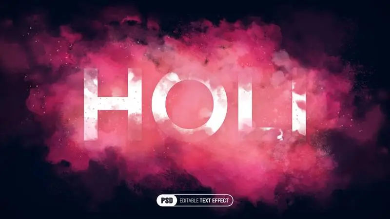 Watercolor Splash Text Effect