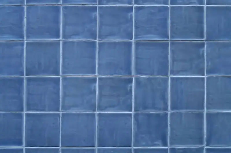 Blue Square Tile Background Photograph