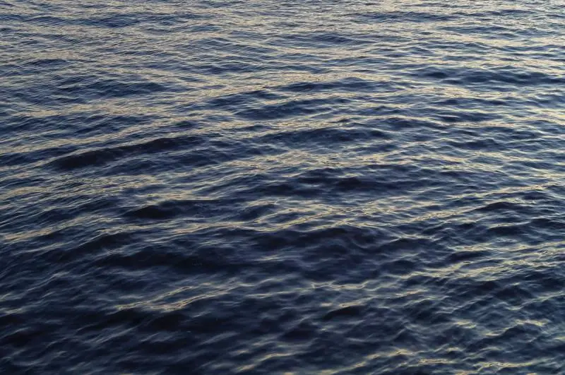 Background of Calm Ocean Waves