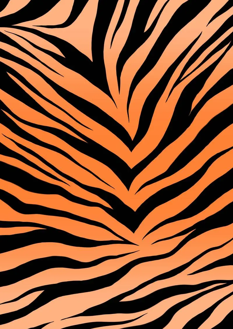 Tiger Fur Texture Background