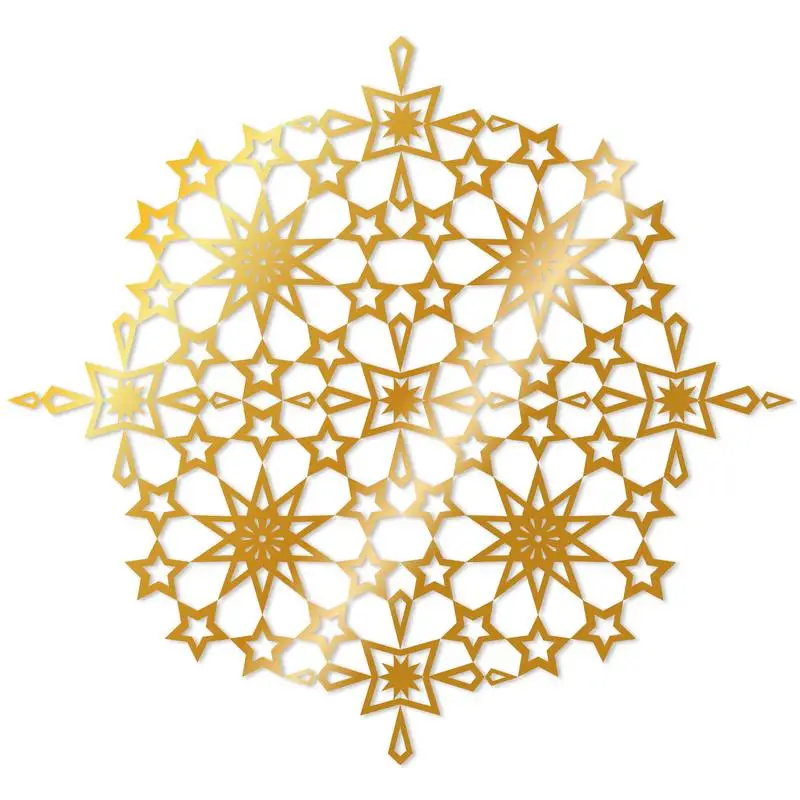 Golden Arabic Mosaic Decoration