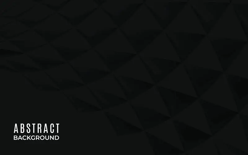 Black Abstract Geometric Background
