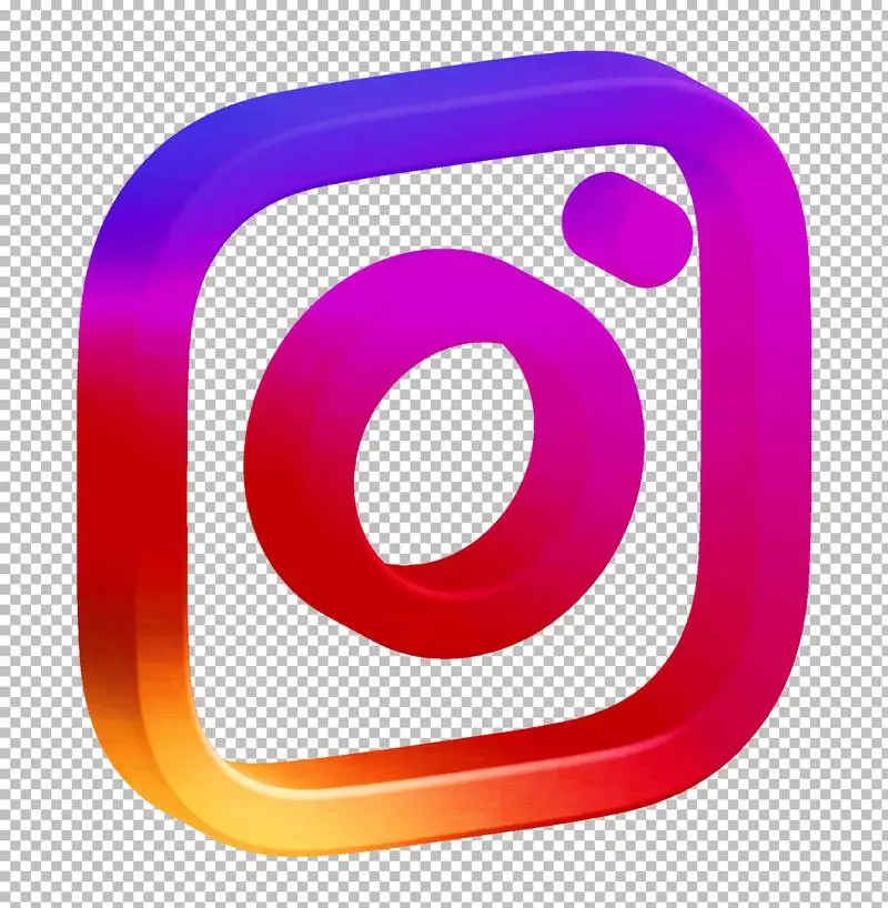 Realistic Instagram Icon