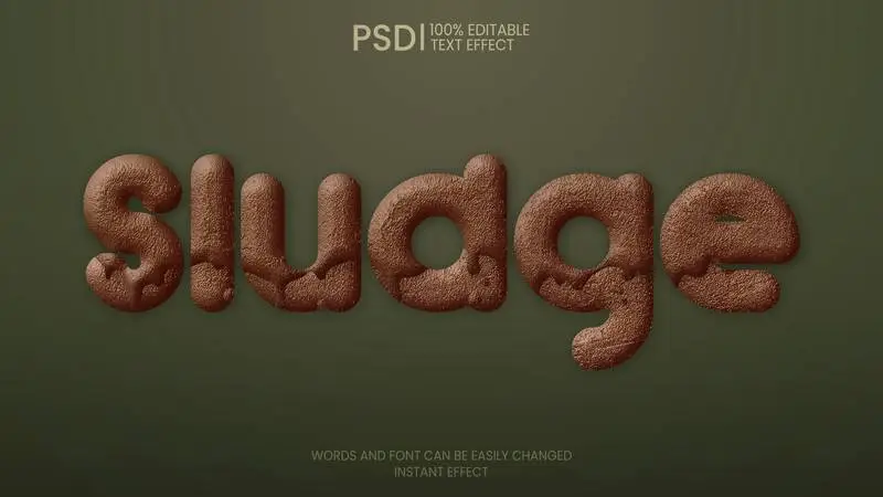 Sludge Text Effect