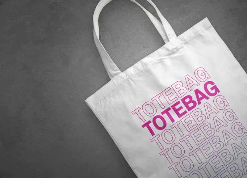 Set of White T-Shirt, Tote Bag, and Mug Isolated on Transparent Background