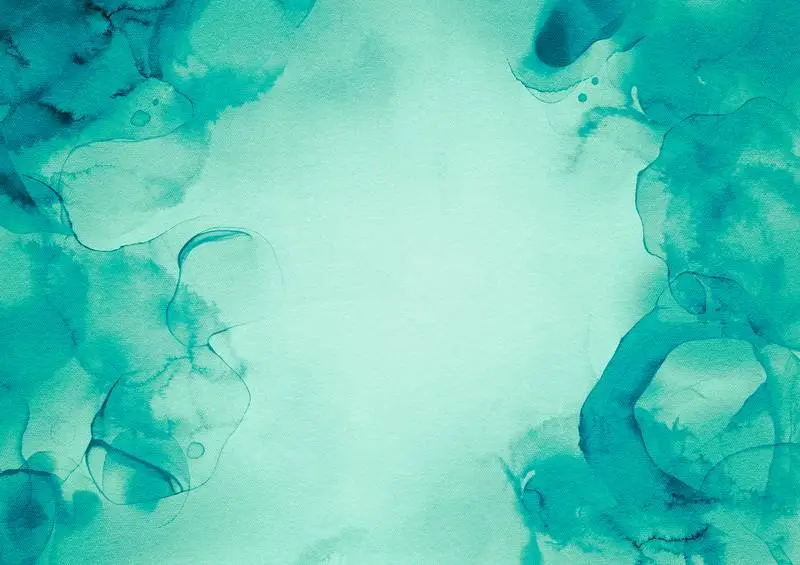 Liquid Ink Texture Background in Green Color