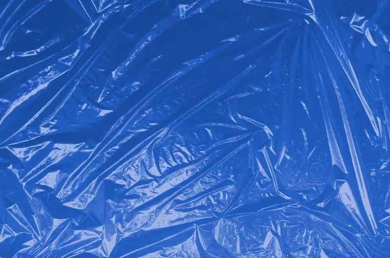 Blue Vinyl Plastic Texture