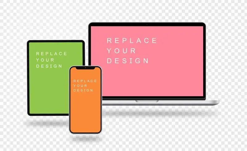 Tablet, Laptop and Smartphone Mockup