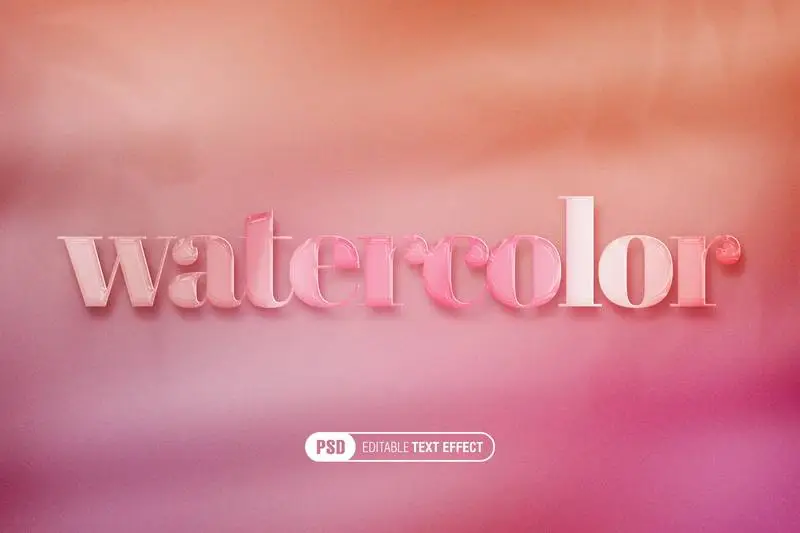 Elegant Shining Pink Text Effect