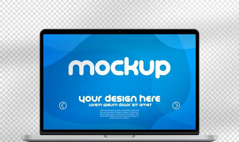 Elegant Minimalist Laptop Mockup