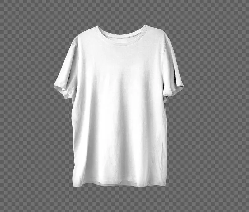 Isolated Handled White T-Shirt