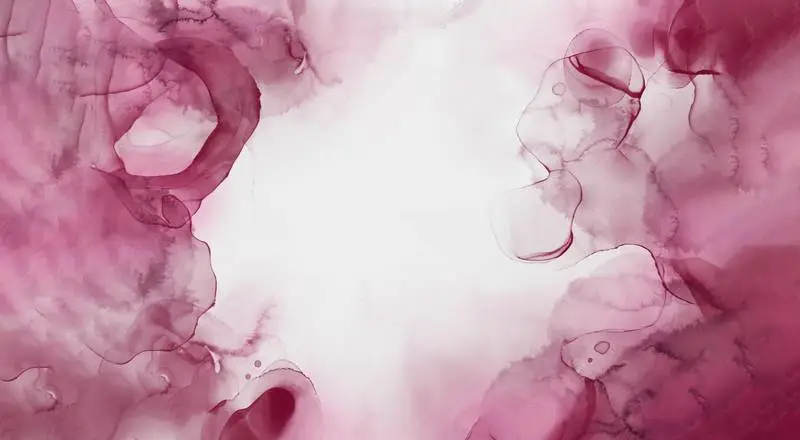 Wine-Colored Liquid Ink Stain Background