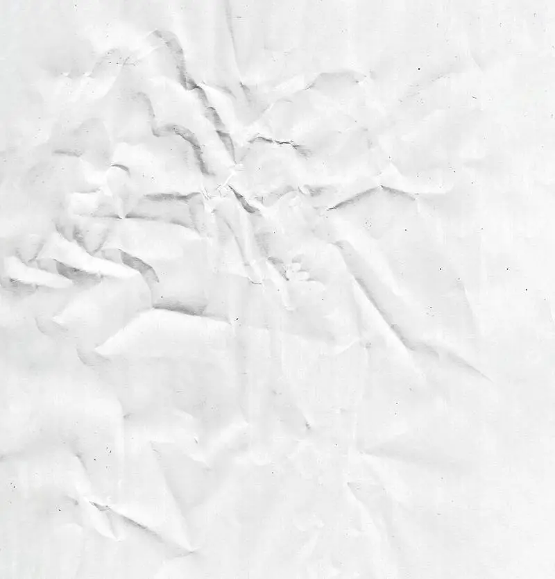 Texture of Crumpled White Paper