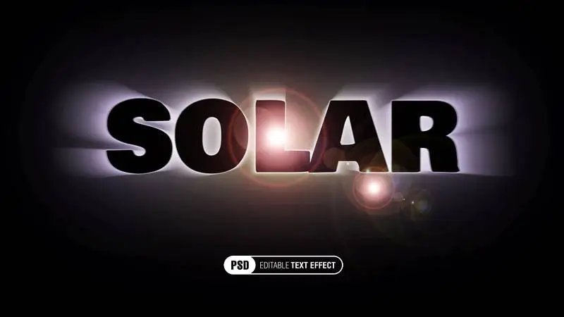 Eclipse Text Effect