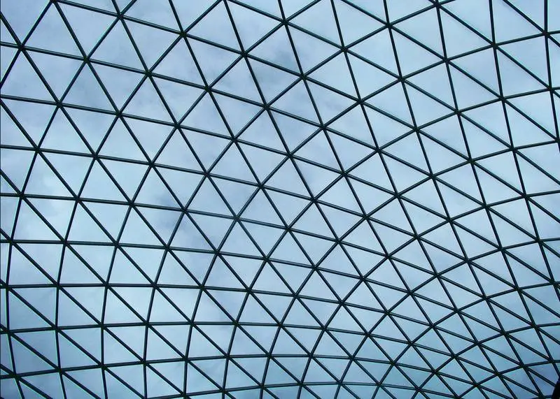 Photo of Glazed Roof with Geometric Pattern