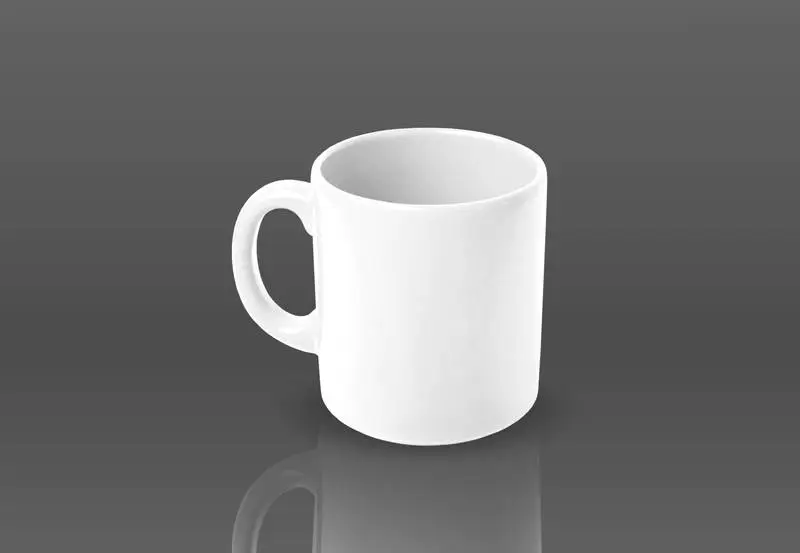 White Mug with Reflection