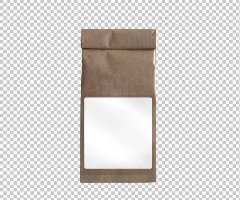 Little Paper Bag with White Label