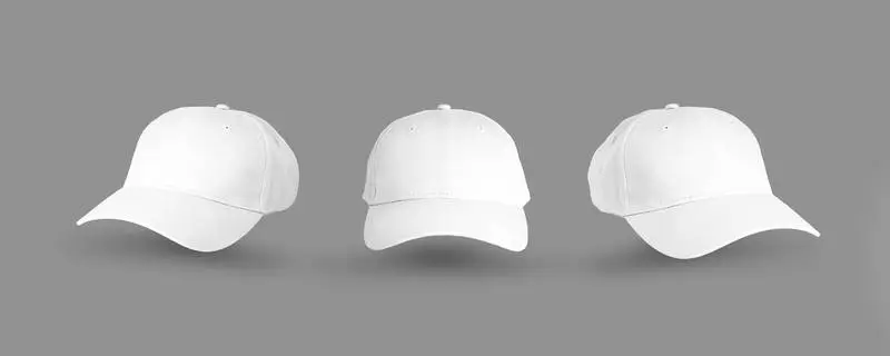 Set of Three White Caps