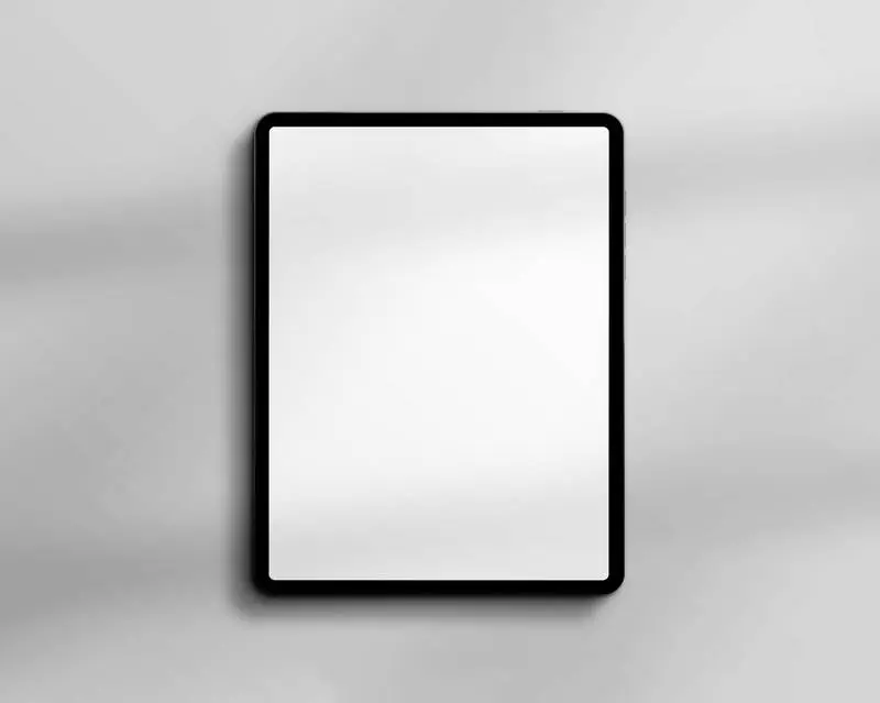 Simple Tablet Pro on Light Background