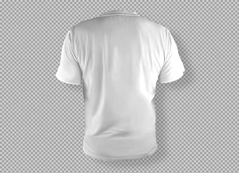 Isolated White Back T-shirt