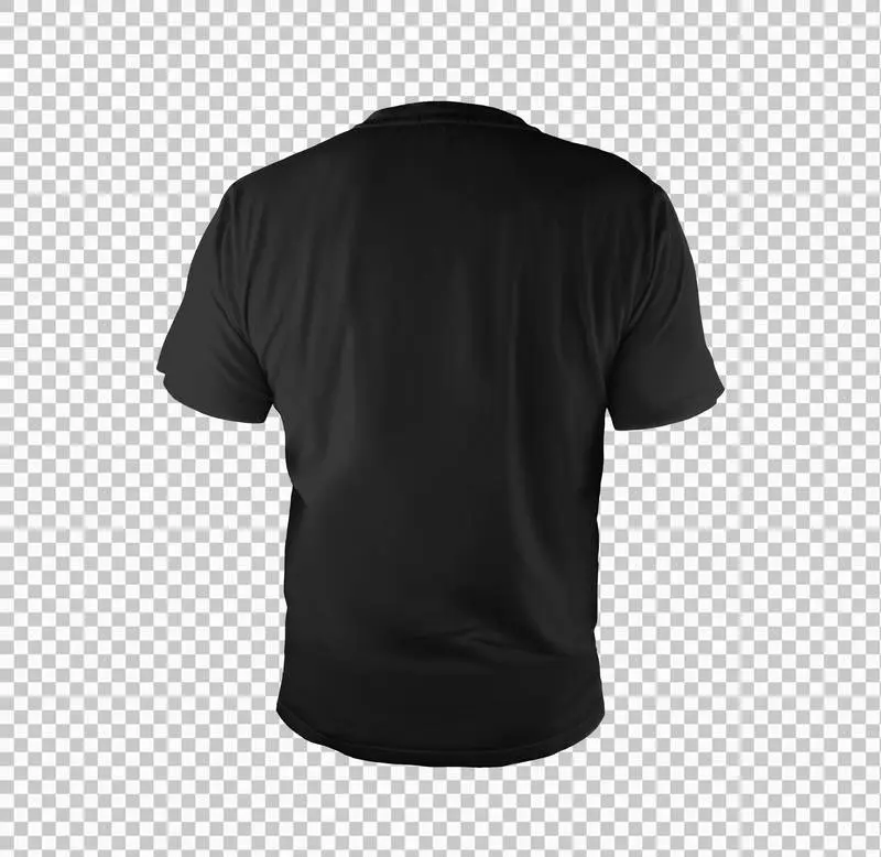 Isolated Black Back T-shirt