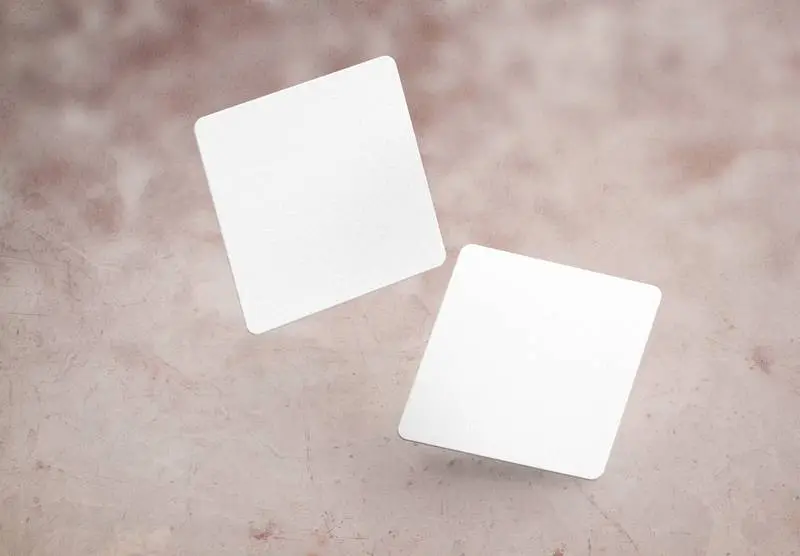 Square Shape Business Card