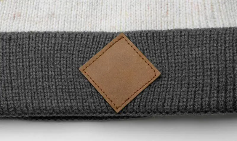 Wool Hat with Leather Label