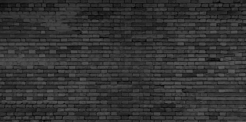 Black Grunge Brick Wall Background