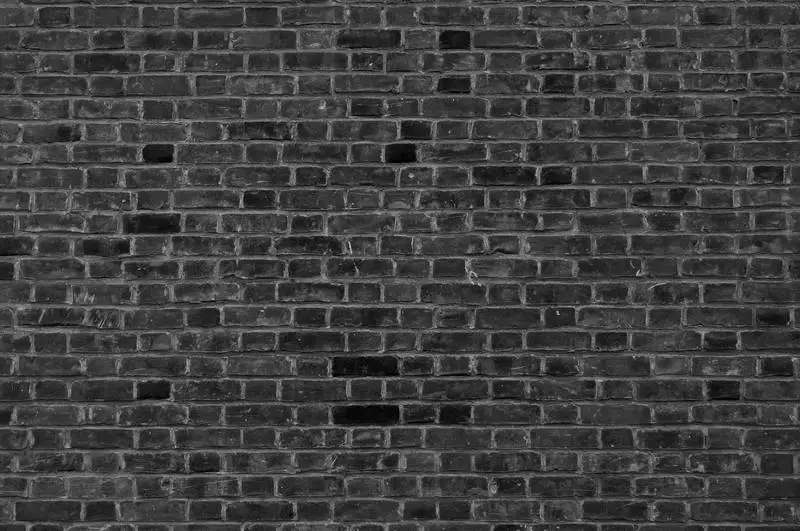 Black Brick Wall Texture