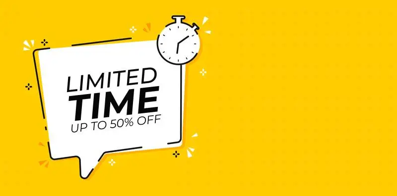 Sale Background with Text Bubble with Yellow Gradients