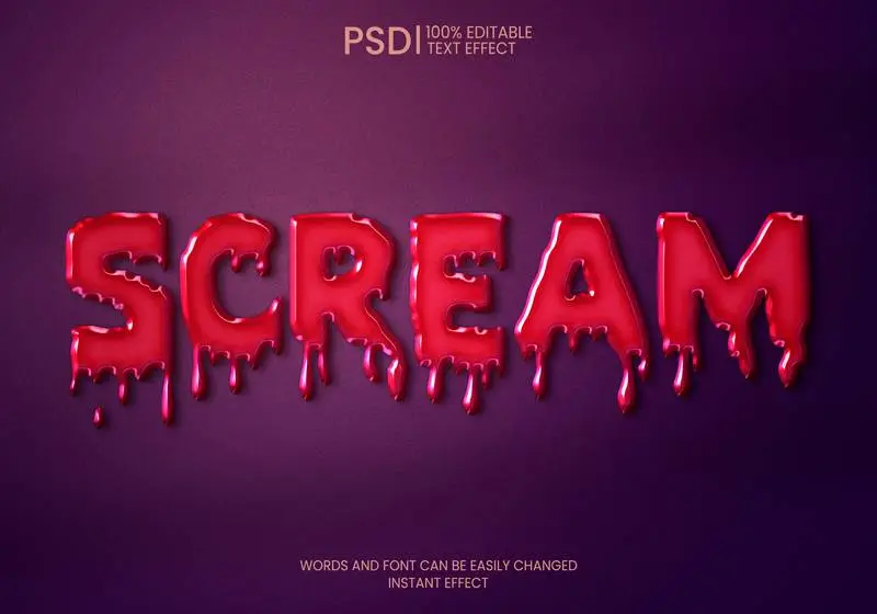Bloody Halloween Text Effect