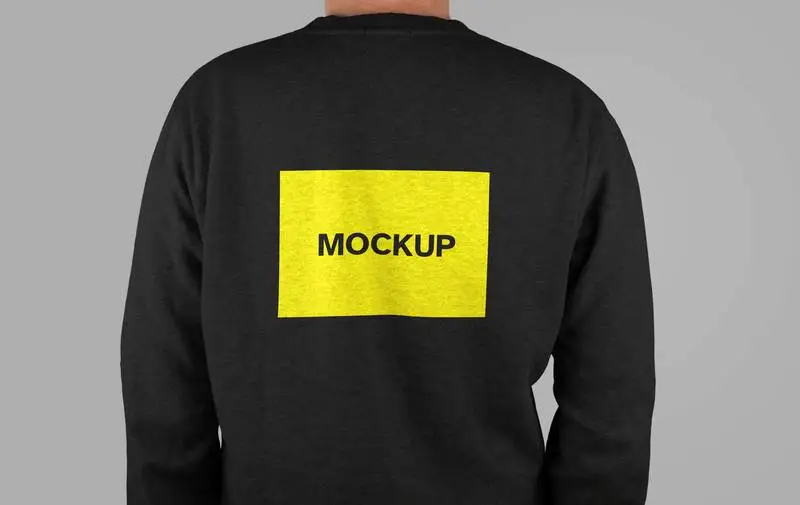 Mockup of a Model on Her Back Wearing a Black T-Shirt