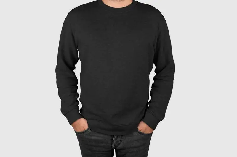 Photo of Front Model with Black Sweatshirt