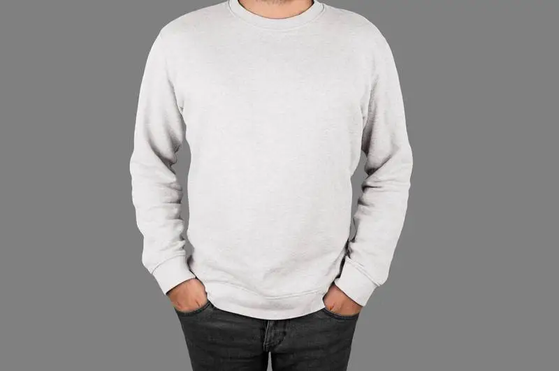 Photo of Front Model with White Sweatshirt