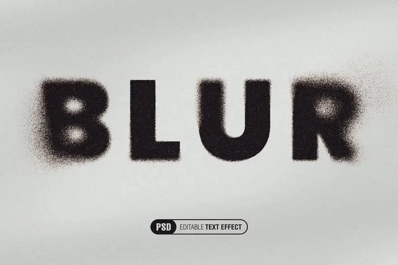 Dusty Text Effect