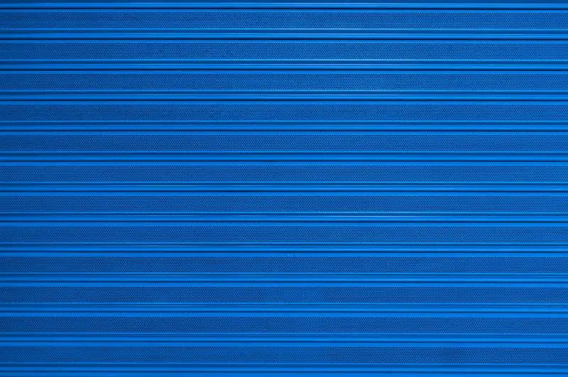 Photo of Commercial Blue Roller Shutter