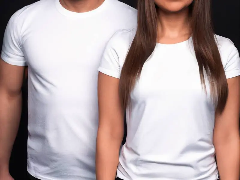 Photo of Folded Black T-shirt with Labels on a Wooden Background