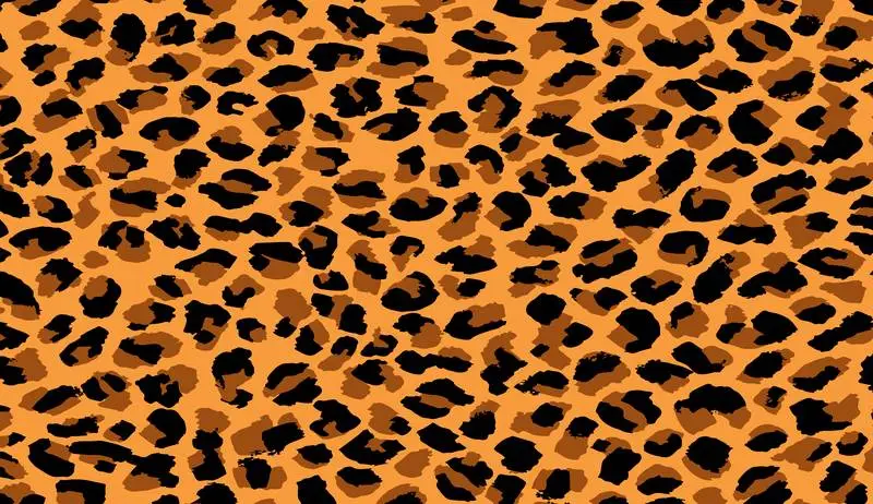 Realistic Leopard Skin Texture