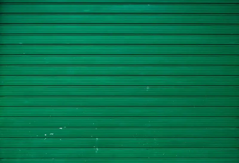 Green Metal Shutter Background Photo