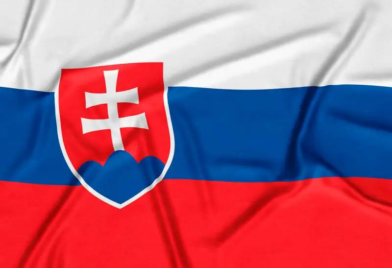 Realistic Slovakia Flag Background
