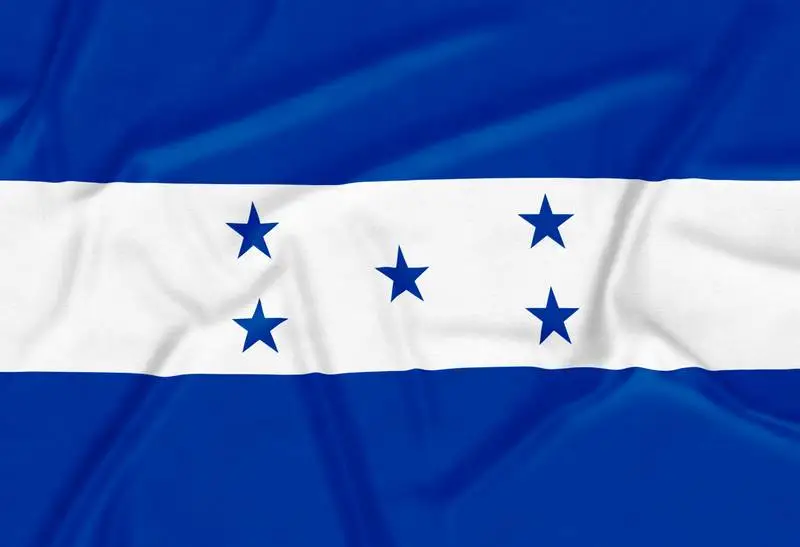 Realistic Honduras Flag Background