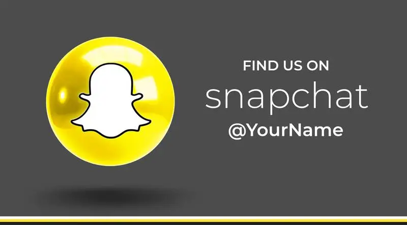 Banner for Follower Acquisition with 3D Snapchat Icon