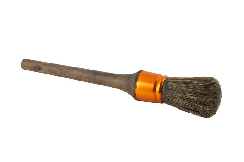 Realistic Brush Isolated on White Background