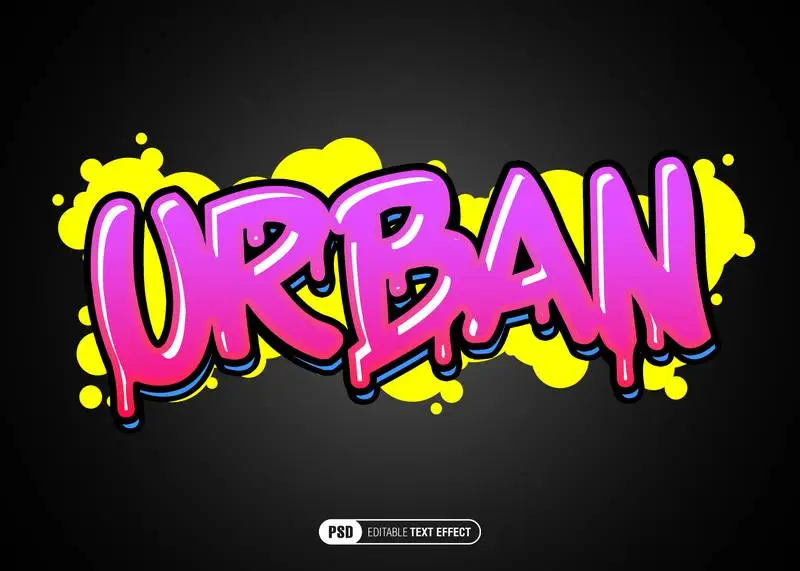 Editable Graffiti Text Effect
