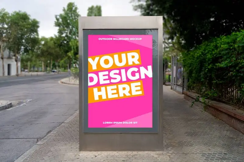 Outdoor Billboard Mockup