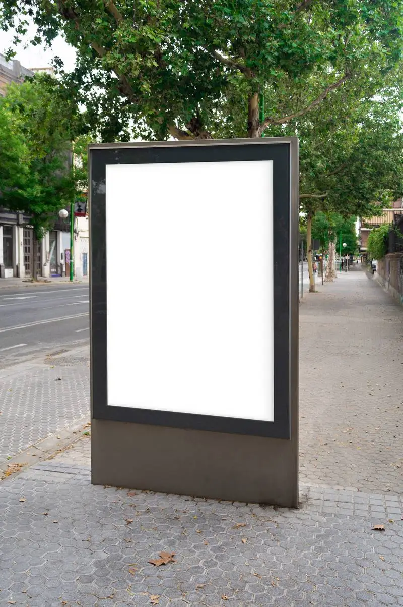 Photo of a Blank Outdoor Billboard