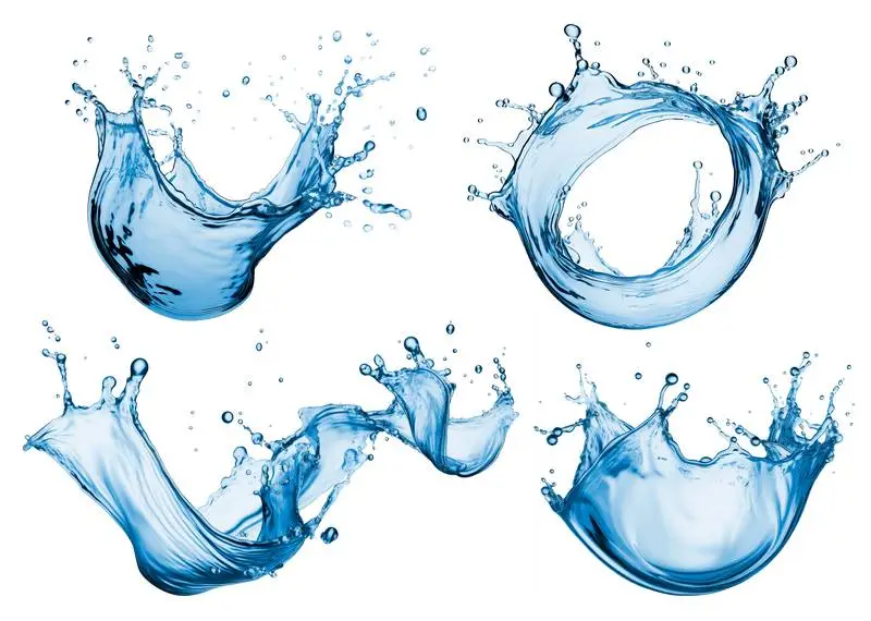Collection of Realistic Water Splashes