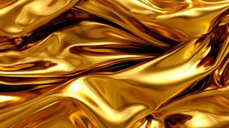 Flowing Shiny Gold Texture